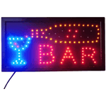 SHOPPING IN RETE INSEGNA LUMINOSA CON SCRITTA BAR SCRITTA LUMINOSA TABELLA A LED