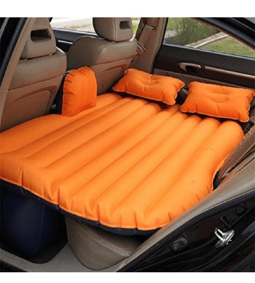 SHOPPING IN RETE MATERASSO GONFIABILE LETTO AIRBED PER AUTO SEDILE POSTERIORE MACCHINA CON POMPA