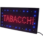 SHOPPING IN RETE INSEGNA LUMINOSA CON SCRITTA TABACCHI A LED TABELLA LUMINOSA