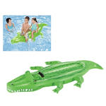 SHOPPING IN RETE COCCODRILLO GALLEGGIANTE MATERASSINO GONFIABILE BAMBINI MARE PISICINA GIOCARE