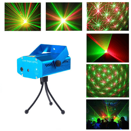 SHOPPING IN RETE MINI PROIETTORE PER DISCOTECA LASER EFFETTO LUCI DISCO E DJ PARTY FESTE LOCALI