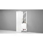 Web Forniture Mobile da ingresso con specchio e armadietto 90x35x191cm - PHOENIX