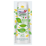 DOPLA 20 Bicchieri birra in PLA 390ml trasparenti Dopla