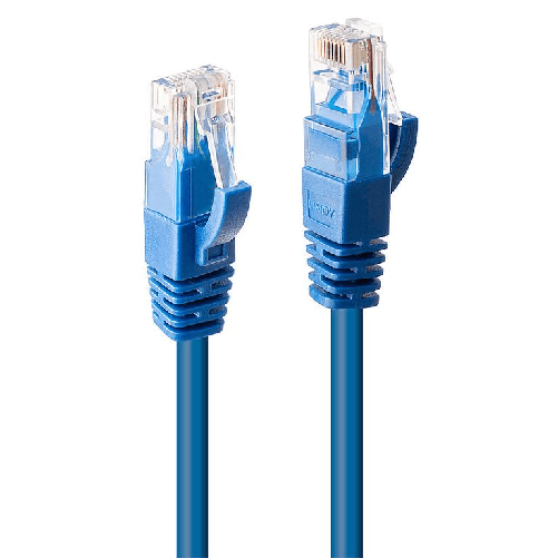 Lindy 48020 cavo di rete blu 5 m cat6 u/utp (utp)