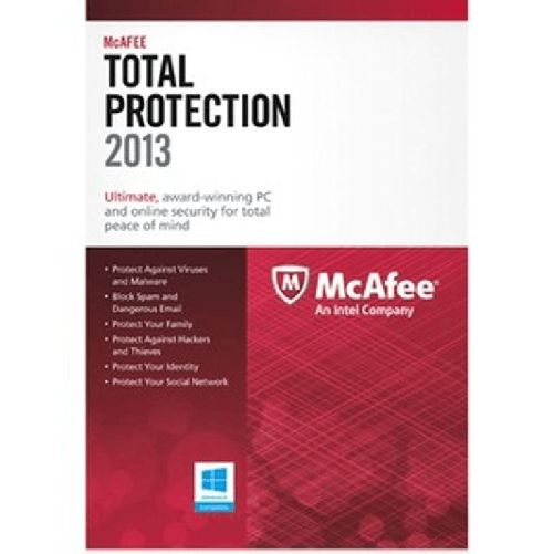 Mcafee total protection 2013 3 utente