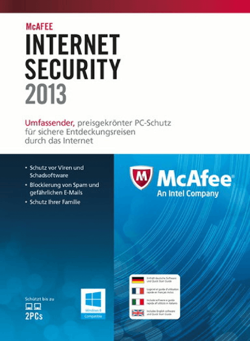 Mcafee internet security 2013 3 utenti