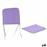 Gift Decor Cuscino per sedie 38 x 2,5 x 38 cm (4 Unità)
