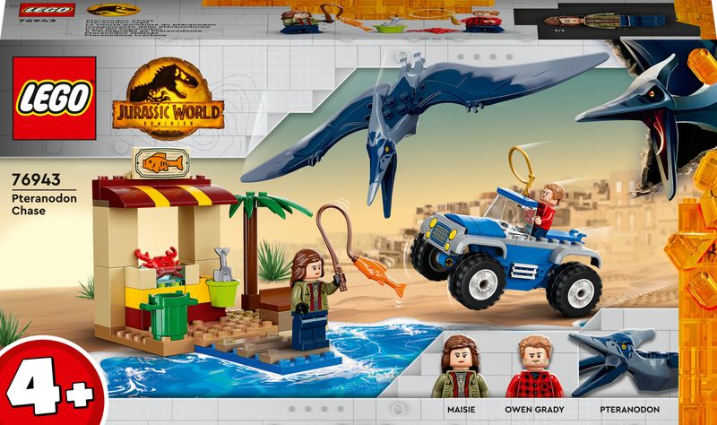 LEGO-Jurassic-World-76943-Inseguimento-dello-Pteranodonte-Giochi-per-bambini-di-4--Anni-con-Dinosauro-Giocattolo