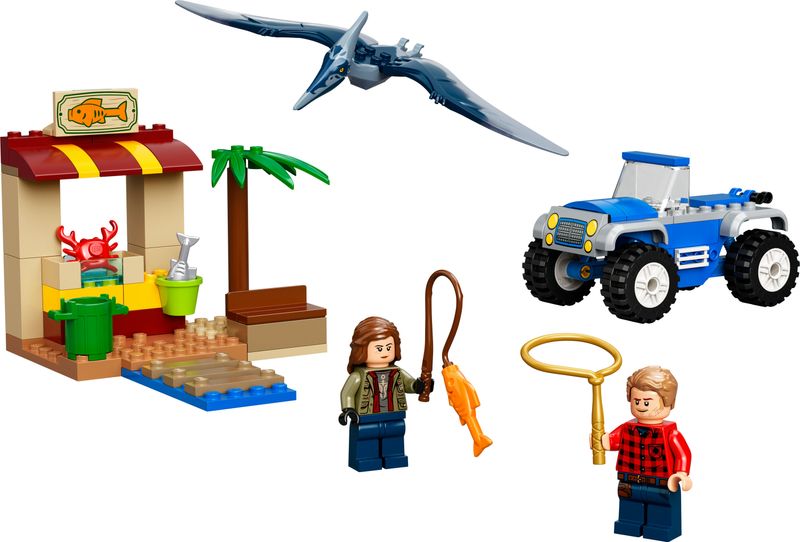 LEGO-Jurassic-World-76943-Inseguimento-dello-Pteranodonte-Giochi-per-bambini-di-4--Anni-con-Dinosauro-Giocattolo