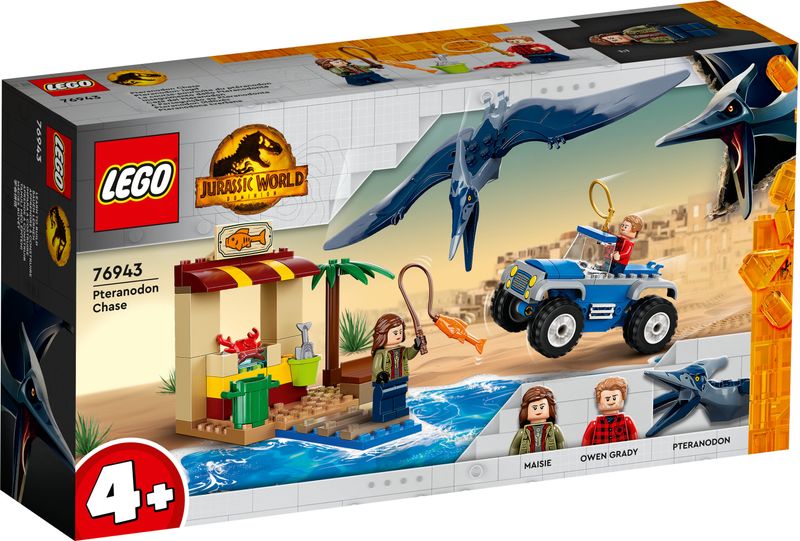LEGO-Jurassic-World-76943-Inseguimento-dello-Pteranodonte-Giochi-per-bambini-di-4--Anni-con-Dinosauro-Giocattolo