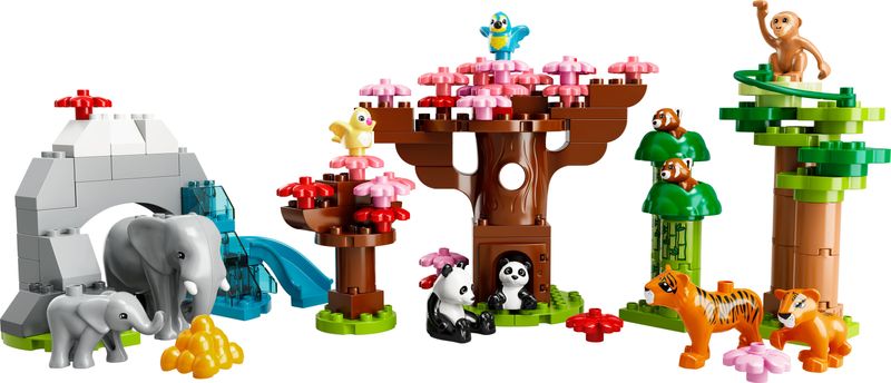 LEGO-DUPLO-10974-Animali-dell’Asia-Tappetino-da-Gioco-con-Elefante-Giocattolo-e-Mattoncino-con-Suoni-Giochi-per-Bambini