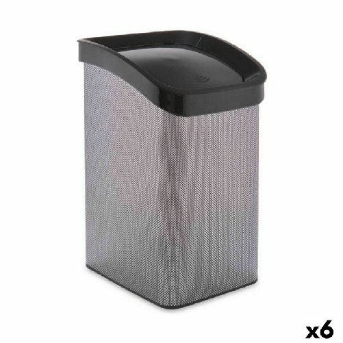 Berilo Cestino Berilo D085-2 Grigio scuro Plastica 12 L Oscillante (6 Unità)