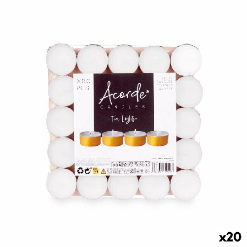 Acorde Set di Candele Acorde Tea Lights (20 Unità)