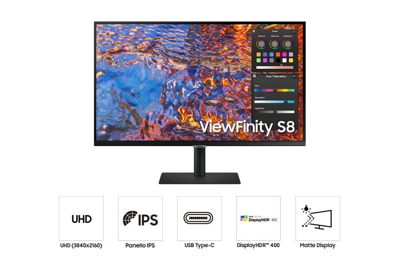 Samsung-Monitor-Flat-27--LS27B800PXU-3840x2160-Pixel-4K-Ultra-HD-IPS-Tempo-di-Risposta-5-ms-Nero