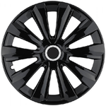 Cora Set 4 copricerchi 14'' Alulook Delta Black