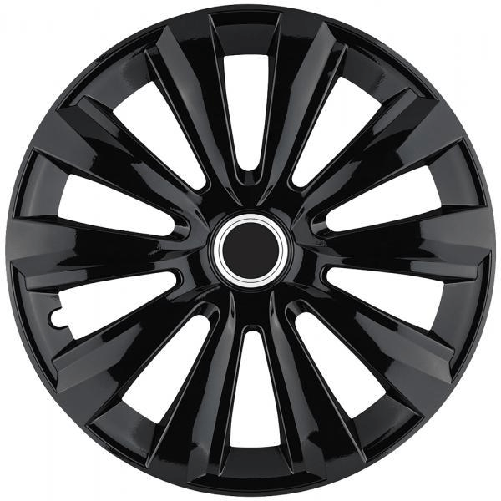 Cora Set 4 copricerchi 14'' Alulook Delta Black
