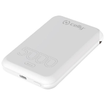 Celly MAGPB5000EVOWH batteria portatile 5000 mAh Carica wireless Bianco