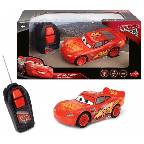 Dickie-Toys-Cars-3-Lightning-McQueen-Single-Drive-modellino-radiocomandato--RC--Ideali-alla-guida-Motore-elettrico-1-32