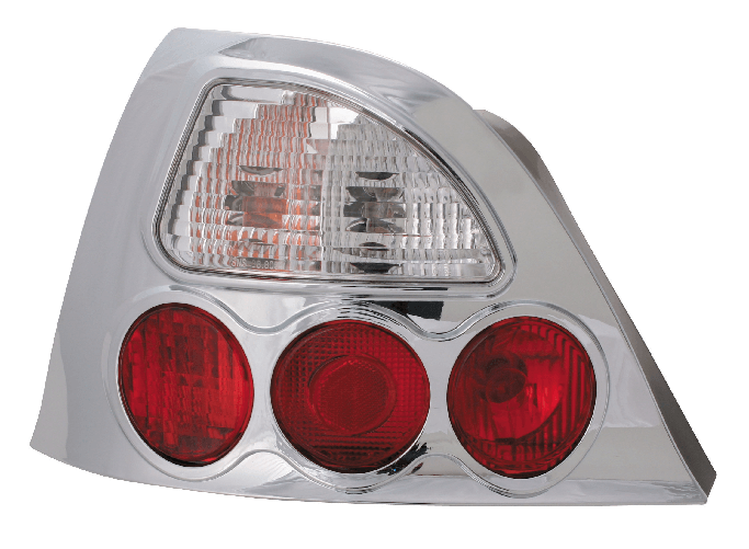 Pilot Coppia fanali posteriori - compatibile per  Rover 200/25 - MG ZR (11/95-5/05) - Cromo