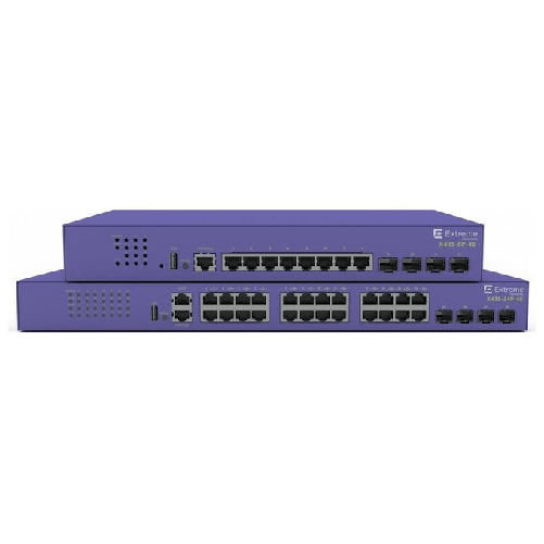 Extreme-networks-ExtremeSwitching-X435-Gestito-Gigabit-Ethernet--10-100-1000--Supporto-Power-over-Ethernet--PoE--1U-Viola