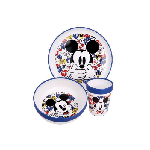 Disney Set baby premium 3 pz Mickey Mouse