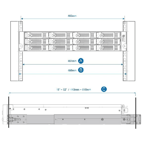 QNAP-RAIL-B02-porta-accessori-Kit-di-guide-per-scaffale