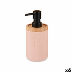 Berilo  Dispenser di Sapone Berilo B5456BC-1 - 448 Rosa Legno Resina Plastica 9,5 x 18,5 x 7,8 cm (6 Unità)