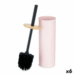 Berilo  Scopino per il Bagno Berilo B1041C BAMBOO - 399 Rosa Metallo Bambù Plastica 9,5 X 27 X 9