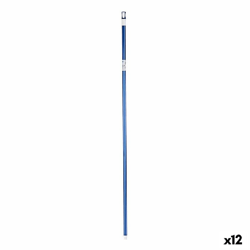 BigBuy Home Mazza per la Scopa 2,3 x 130 x 2,3 cm Azzurro Metallo (12 Unità)