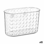 Berilo Portaoggetti da Doccia Berilo 54160 Trasparente PVC Plastica 19,3 x 12 x 9 cm (12 Unità)