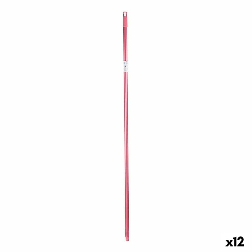 BigBuy Home Mazza per la Scopa 2,3 x 130 x 2,3 cm Rosa Metallo (12 Unità)