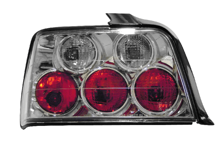 Pilot Coppia fanali posteriori - compatibile per  Bmw E36 (9/90-3/98) - Cromo