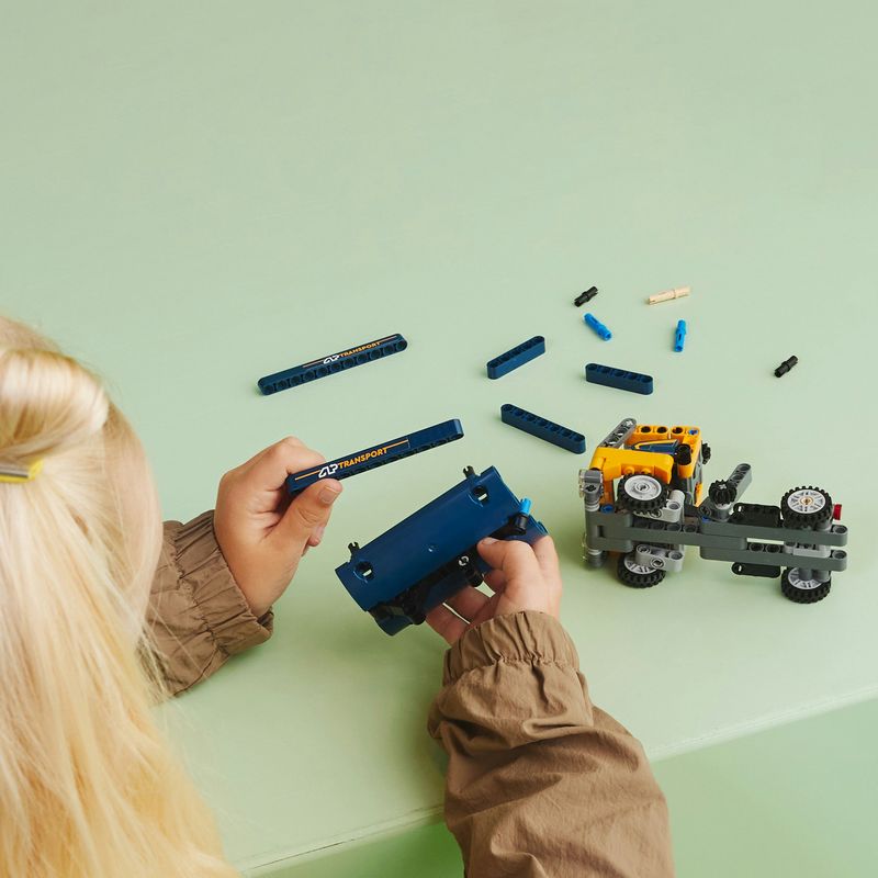 LEGO-Technic-42147-Camion-Ribaltabile-Set-2-in-1-con-Camioncino-ed-Escavatore-Giocattolo-Giochi-per-Bambini-7--Idee-Regalo