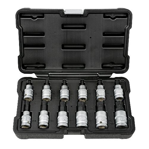 JBM SET DI 12 PEZZI 1/2" INSERTI POLIGONALI
