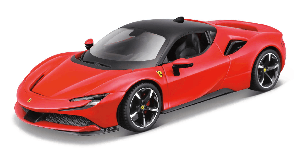 Lampa Ferrari SF90 Stradale, Burago, scala 1:24, scatola vetrina