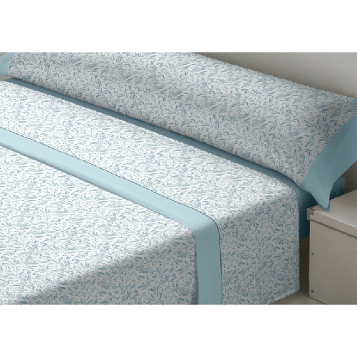 D'Or Set di Lenzuola D'Or TILA Azzurro Matrimoniale Franela