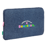 Benetton Custodia per Portatile Benetton Denim Azzurro 15,6'' 39,5 x 27,5 x 3,5 cm