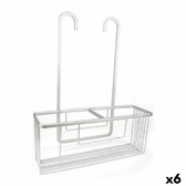 Confortime  Portaoggetti da Doccia Confortime Alluma Alluminio Argentato 35,7 x 12,7 x 44,5 cm (6 Unità)