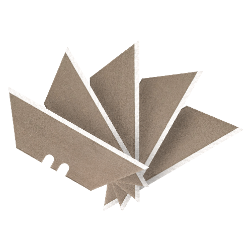 JBM 5 LAME TRAPEZOIDALI DA 19 MM PER REF. 54505