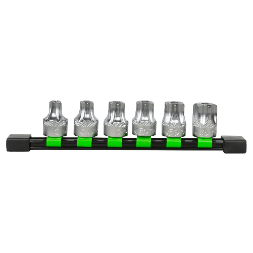 JBM SET 6 PEZZI 1/2" INSERTI TORX ANTIMANOMISSIONE