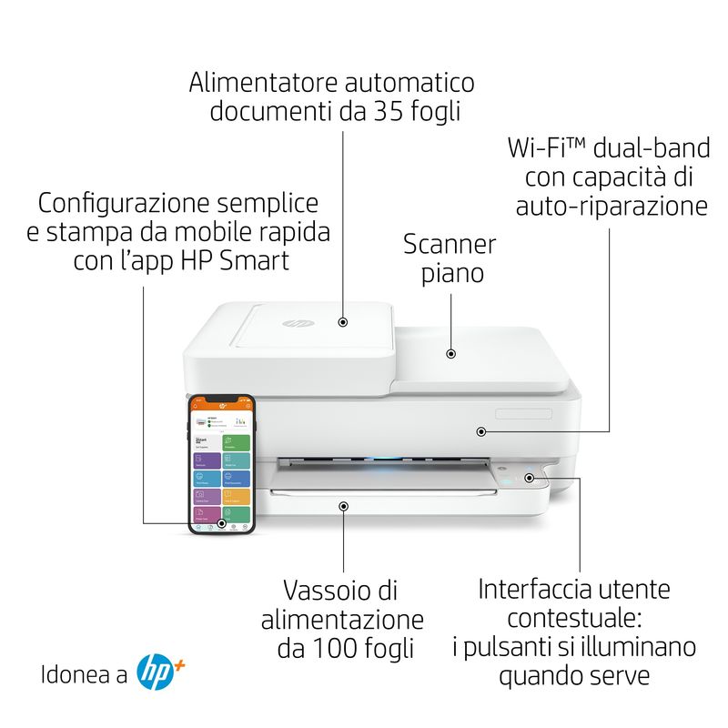 HP-6430e-223R2B-Stampante-Multifunzione-a-Getto-d-Inchiostro-A4-a-Colori-Stampa-Fronte-e-Retro-Automatica-10-ppm-Wi-Fi-HP-Smart-Bianca