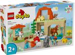 LEGO-DUPLO-10416-Cura-degli-Animali-di-Fattoria-Giocattolo-Gioco-di-Ruolo-Educativo-per-Bambini-2--con-Figure-Giocattolo