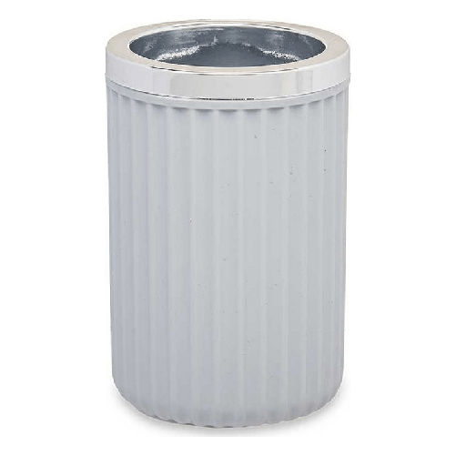 Berilo Bicchiere Berilo Grigio Plastica 7,5 x 11,5 x 7,5 cm Portaspazzolini da Denti