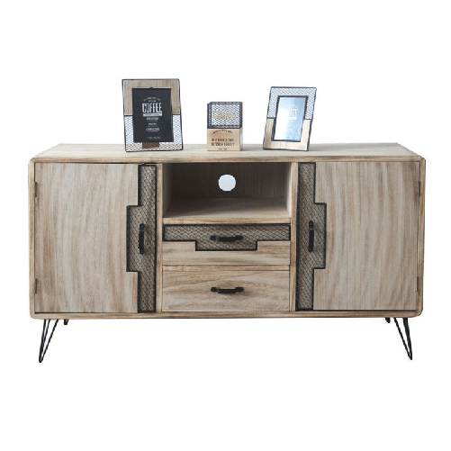 DKD Home Decor Credenza DKD Home Decor Metallo Legno di  paulownia (120 x 41 x 65 cm)