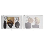 DKD Home Decor Tappi DKD Home Decor Vaso Legno MDF 2 Unità 46,5 x 6 x 31,5 cm