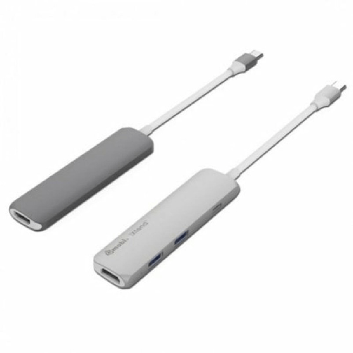 Silver HT Hub USB Silver HT 17123 Bianco/Grigio Grigio scuro