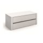Tezeta Cassettiera interna Alice 836 con lati finiti 2 cassetti colore bianco