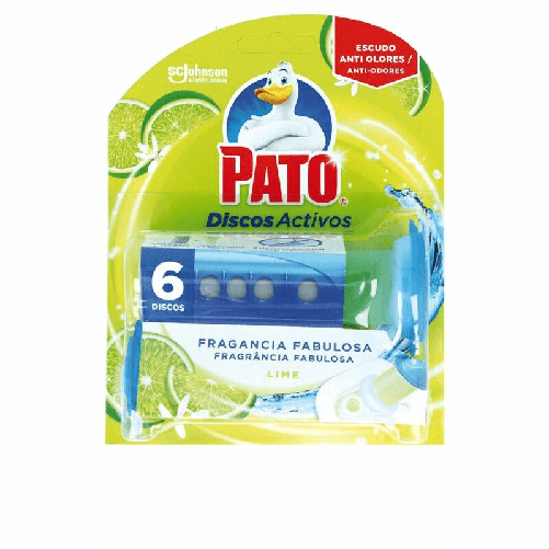 Pato Deodorante per toilette Pato Discos Activos Lime 6 Unità Disinfettante