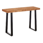 Gift Decor Ingresso Trama 110 x 35 x 77 cm Marrone Nero Legno di acacia