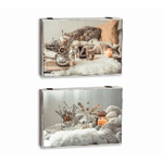 DKD Home Decor Tappi DKD Home Decor Contatore Spa Legno MDF 2 Unità 46,5 x 6 x 31,5 cm